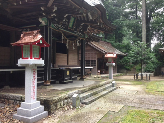 大井神社【水戸市飯富町】新灯篭完成写真